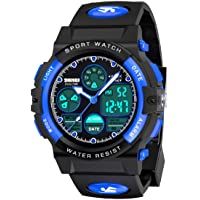 Los mejores  - SOKY Reloj Digital LED Resistente al Agua para Miños - Regalos para Niños
